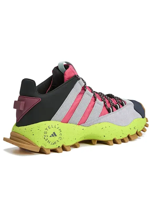 Кроссовки adidas Seeulater By Stella Mccartney 'Super Pink Clear Onix Semi Solar Slime' — изображение 4 из 4, розовый