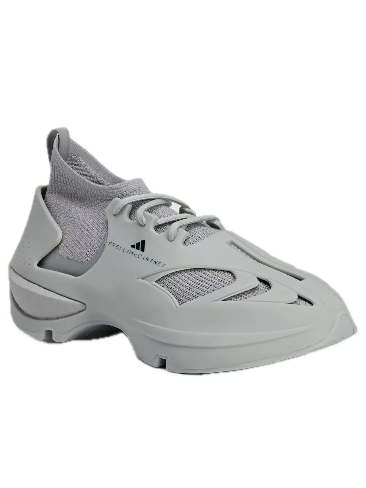 Кроссовки adidas by Stella McCartney Sportswear 'Clear Onix Mid Grey Core Black' — изображение 3 из 4, серый