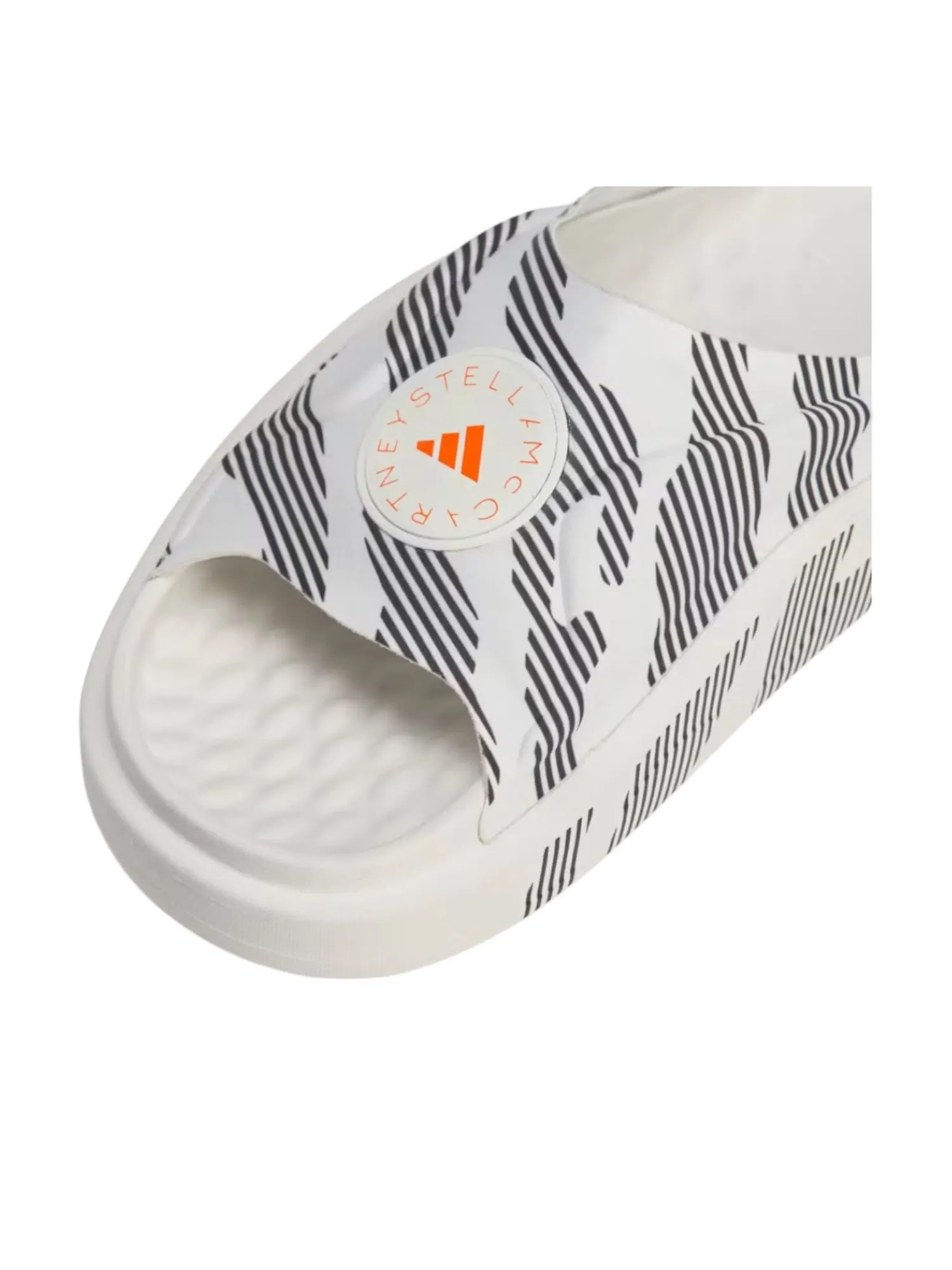 (WMNS) Adidas x Stella McCartney Slide 'White Black' — изображение 3 из 6, белый/белый/черный