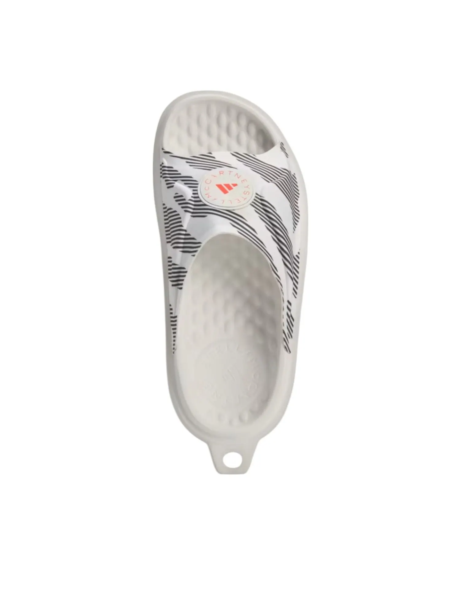 (WMNS) Adidas x Stella McCartney Slide 'White Black' — изображение 4 из 6, белый/белый/черный