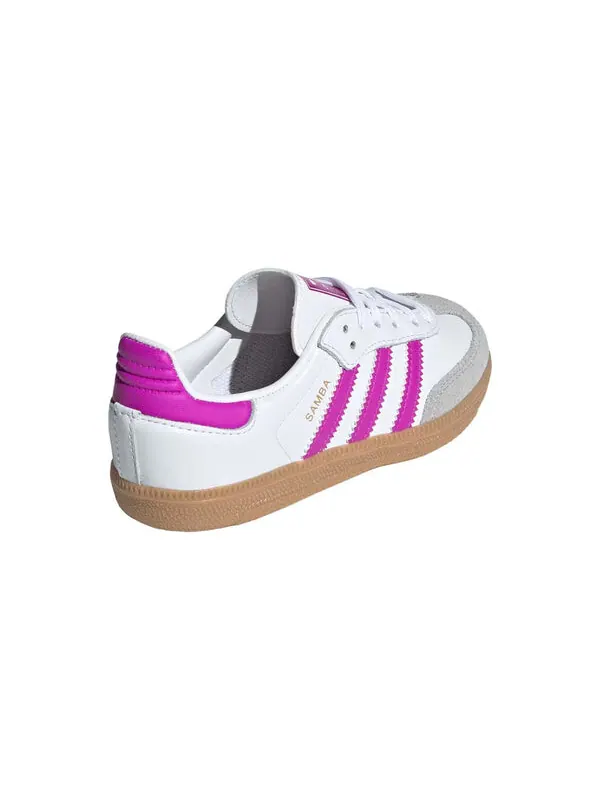 Кроссовки самба ог Adidas — изображение 4 из 4, белый/фиолетовый