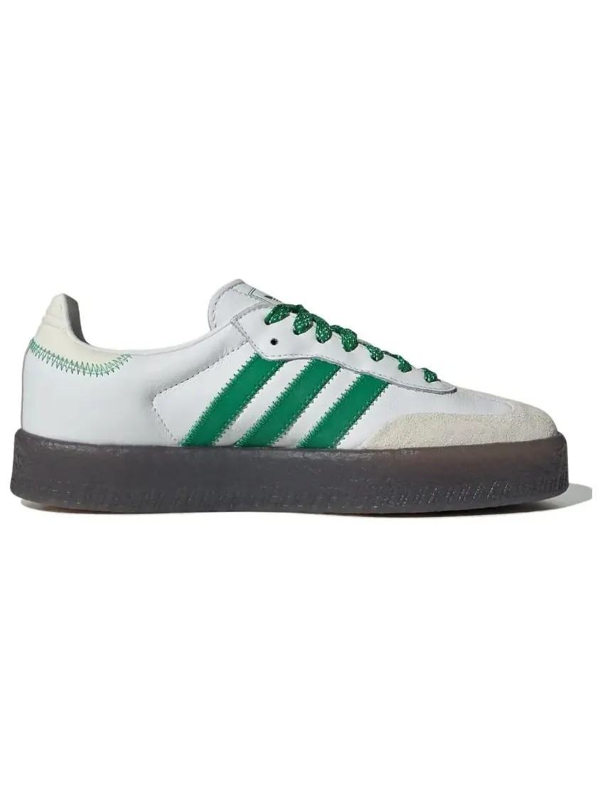 Кроссовки Adidas Sambae Cloud White Green Women's — изображение 2 из 6, белый/зеленый