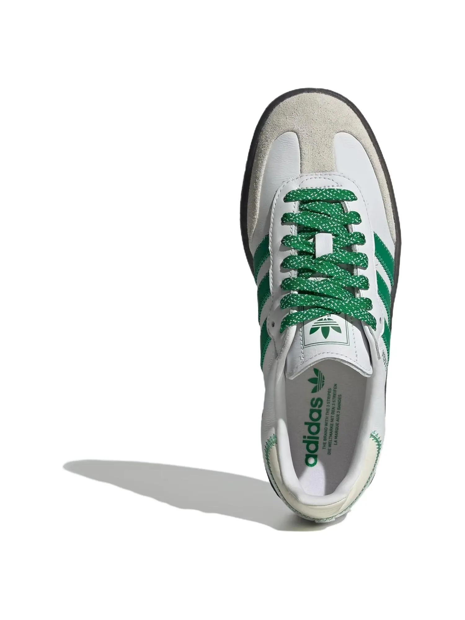 Кроссовки Adidas Sambae Cloud White Green Women's — изображение 5 из 6, белый/зеленый