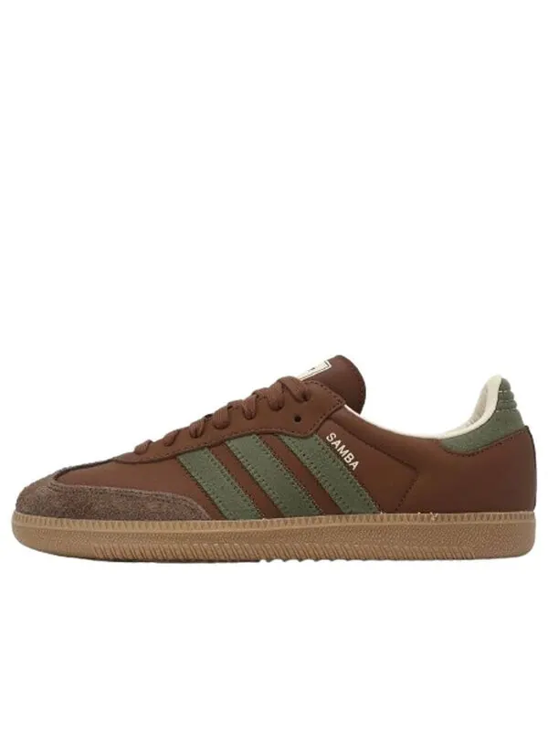 Кроссовки самба ог Adidas — изображение 1 из 4, коричневый/оливковый