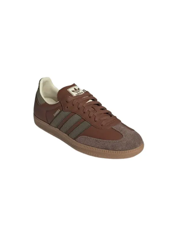 Кроссовки самба ог Adidas — изображение 3 из 4, коричневый/оливковый
