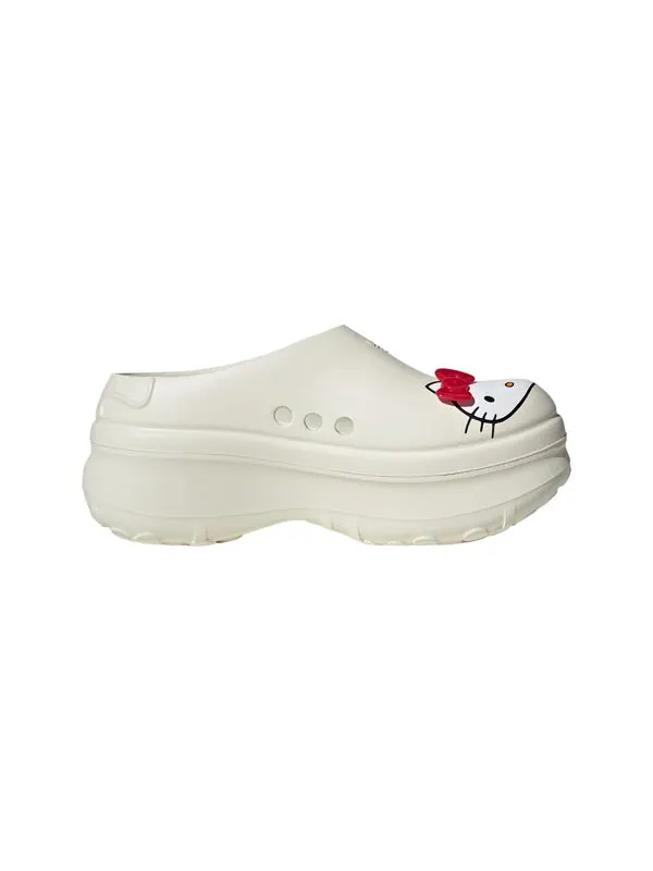 Сандалии x hello kitty adifom stan smith mule 'off white' Adidas — изображение 2 из 4, белый/красный/белый