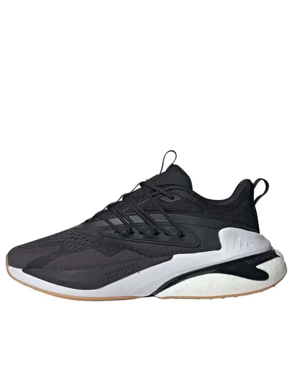 Кроссовки alphaboost v2 'balck white' Adidas — изображение 1 из 4, черный/черный/белый