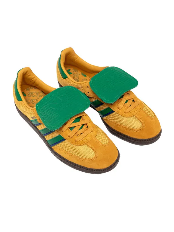 Кроссовки самба ог Adidas — изображение 4 из 4, желтый/зеленый
