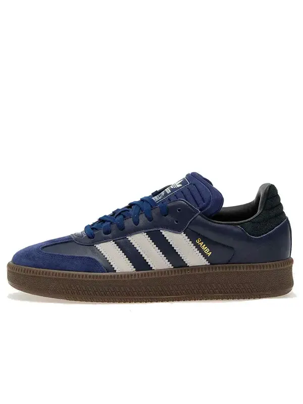 Кроссовки samba xlg Adidas — изображение 1 из 4, темный синий/белый