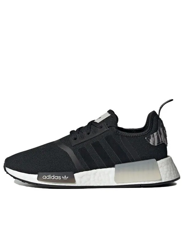 Кроссовки оригиналы nmd_r1 кроссовки Adidas — изображение 1 из 4, черный/белый/серый