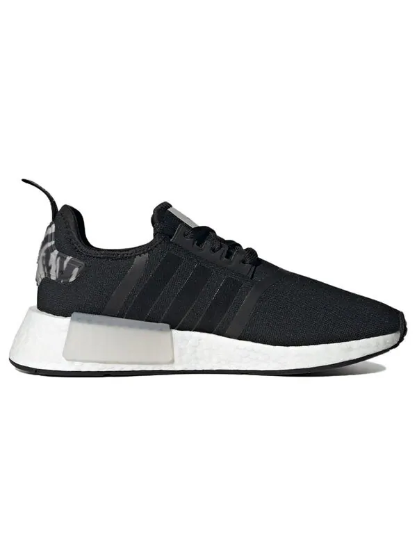 Кроссовки оригиналы nmd_r1 кроссовки Adidas — изображение 2 из 4, черный/белый/серый