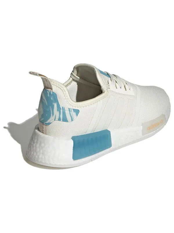 Кроссовки оригиналы nmd_r1 кроссовки Adidas — изображение 4 из 4, белый/синий