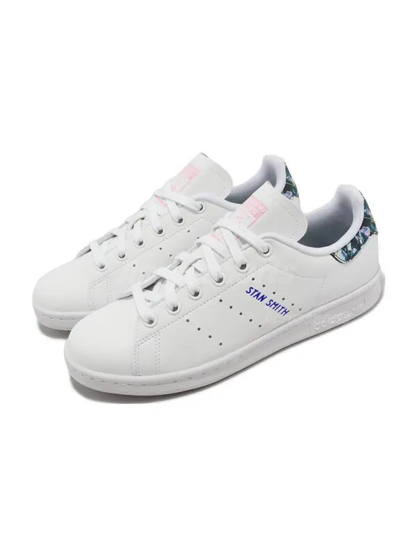 Кроссовки оригиналы stansmith Adidas — изображение 3 из 4, белый/розовый/синий