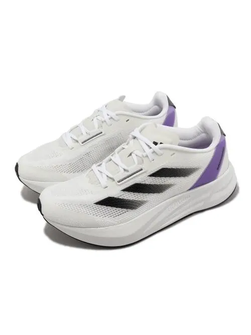 Кроссовки (WMNS) Adidas Duramo Speed Running Shoes 'White Black Purple' — изображение 3 из 4, белый/черный/фиолетовый