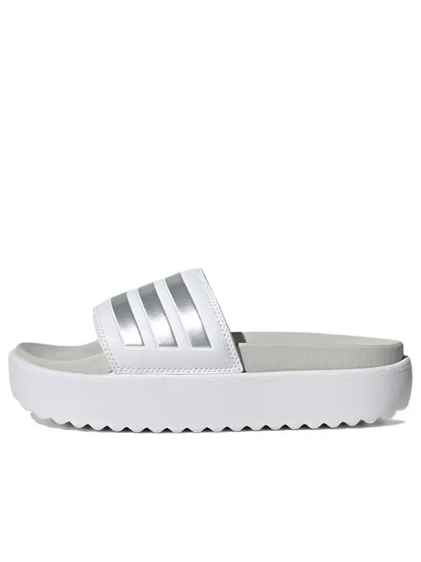 Тапочки adilette платформа слайд Adidas