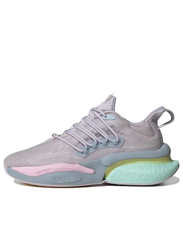 Кроссовки alphaboost v1 shoes Adidas — изображение 1 из 4, серебристый//желтый