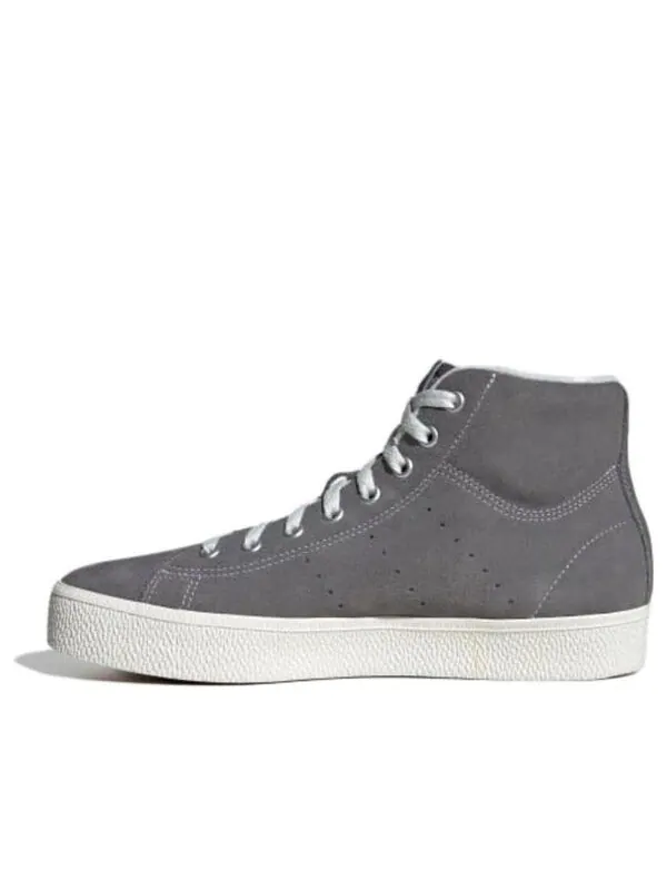 Кроссовки оригиналы stansmith cs mid shoes Adidas — изображение 1 из 4, серый/белый