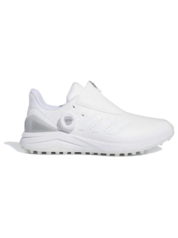 Кроссовки solarmotion boa 24 безшиповые гольф-туфли Adidas — изображение 3 из 4, белый/серебристый