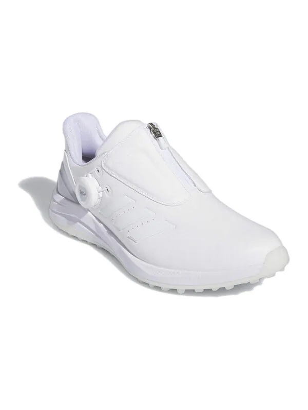 Кроссовки solarmotion boa 24 безшиповые гольф-туфли Adidas — изображение 4 из 4, белый/серебристый