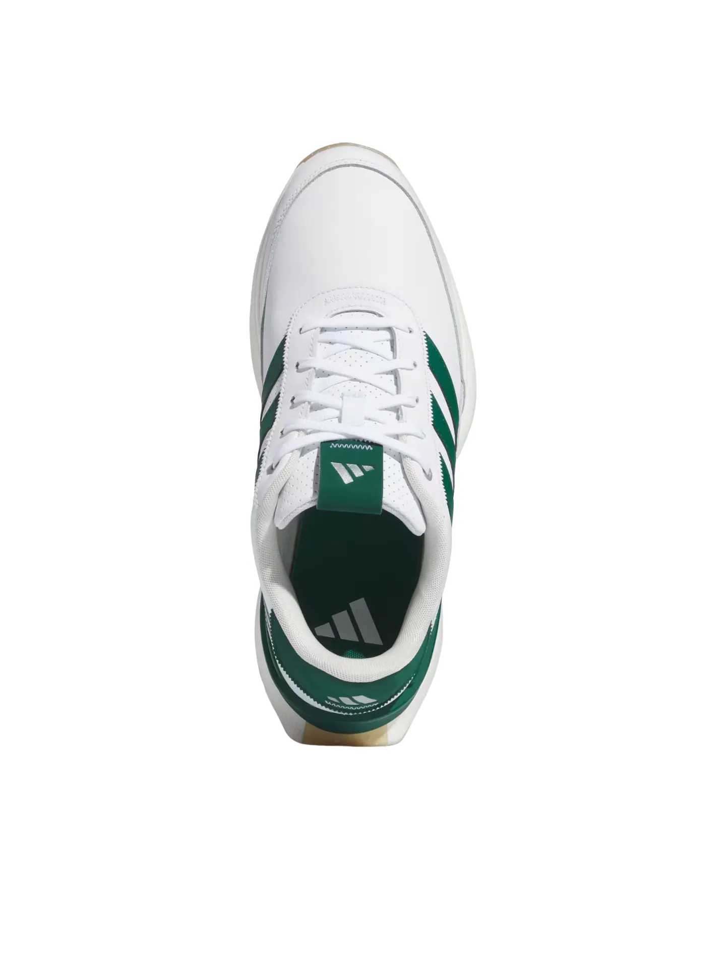 Кроссовки Adidas S2G Spikeless Leather 24 Golf 'Cloud White Collegiate Green Gum' — изображение 4 из 6, белый/зеленый