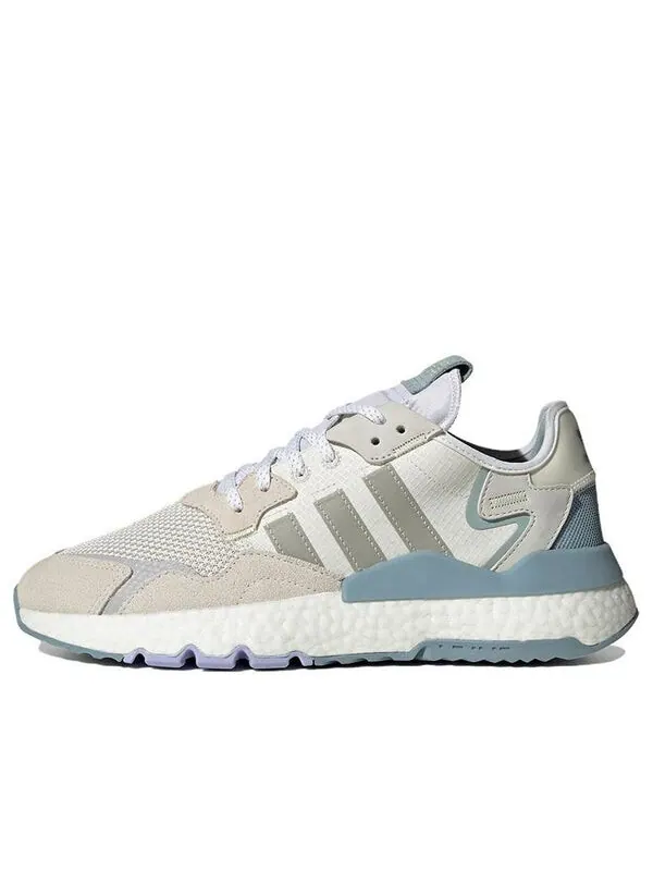 Кроссовки оригинальные nite jogger Adidas — изображение 1 из 4, белый