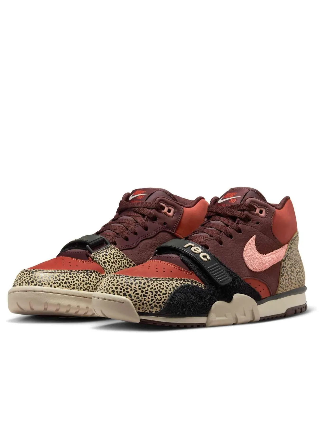 Кроссовки Nike SB x Arts-Rec Air Trainer 1 'Limestone' — изображение 4 из 6, коричневый