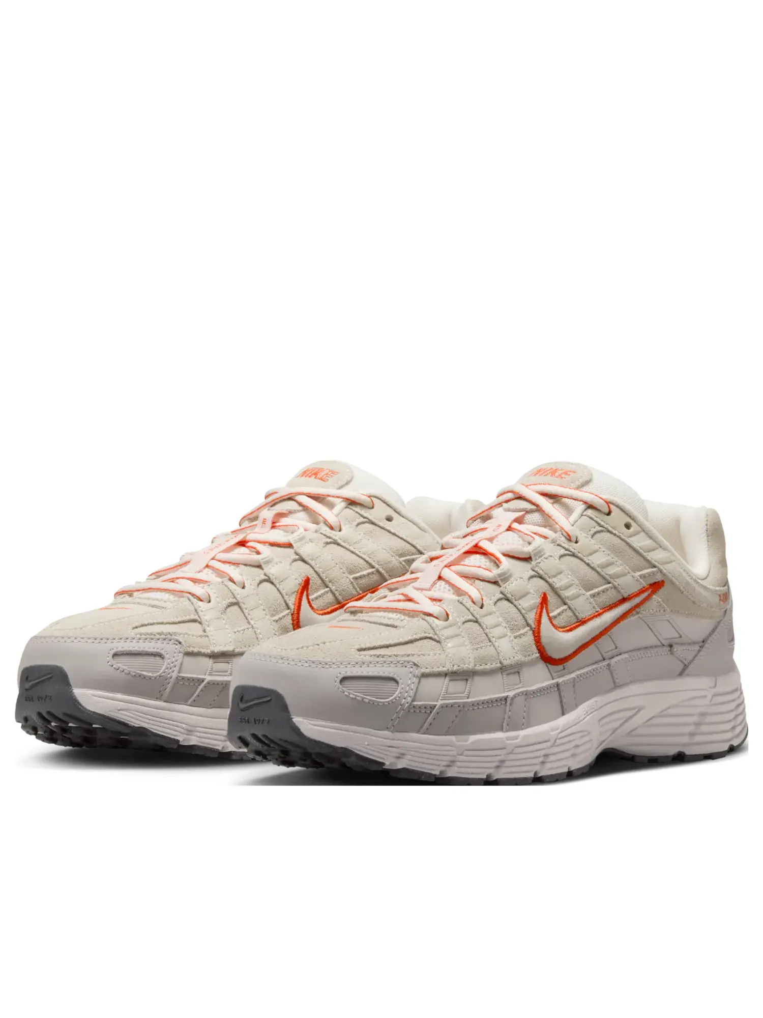 Кроссовки Nike P-6000 PRM 'Phantom College Gray Picante Red' — изображение 3 из 5, бежевый