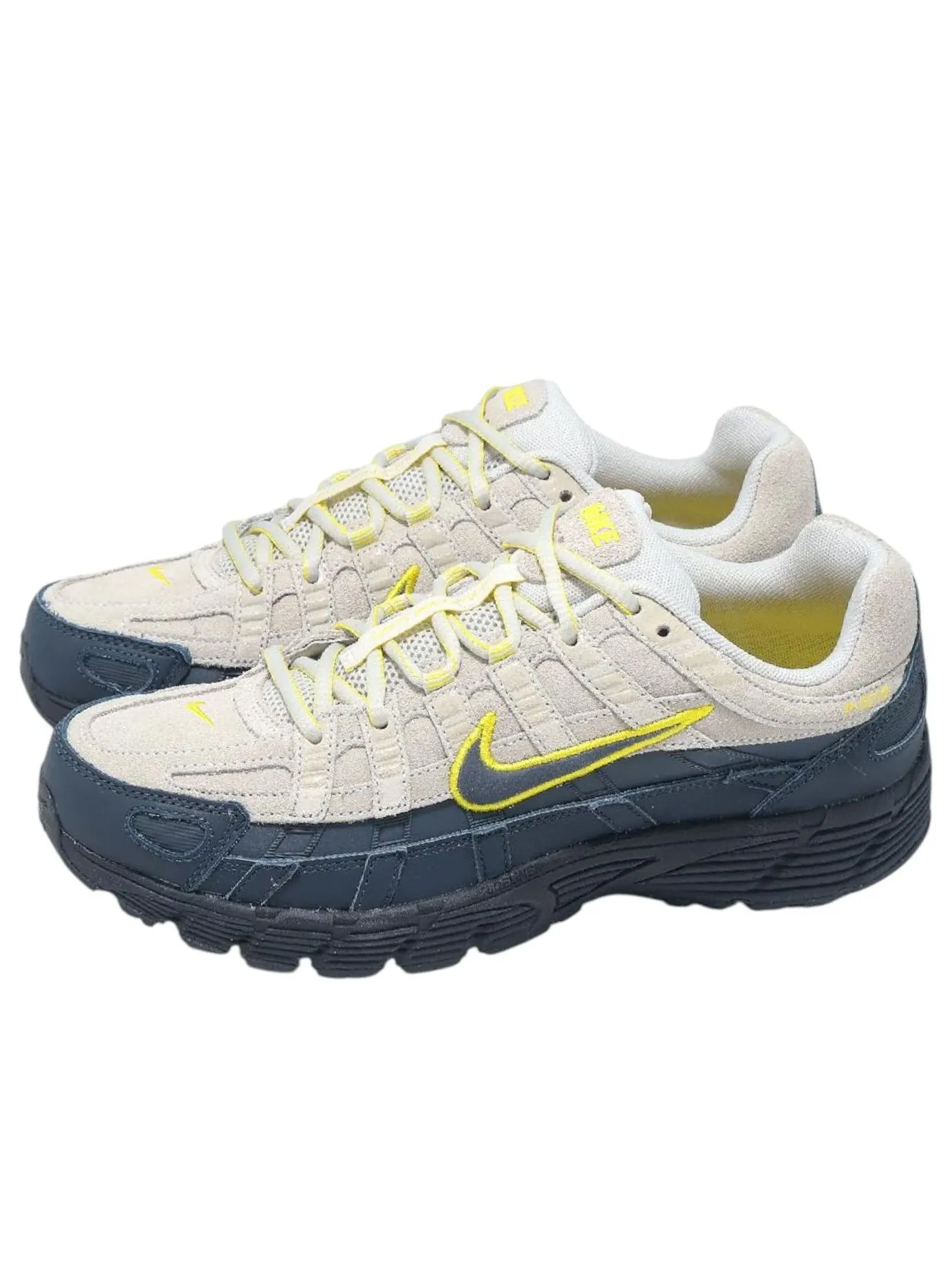 Кроссовки Nike P-6000 PRM 'White Thunder Blue' — изображение 3 из 5, бежевый