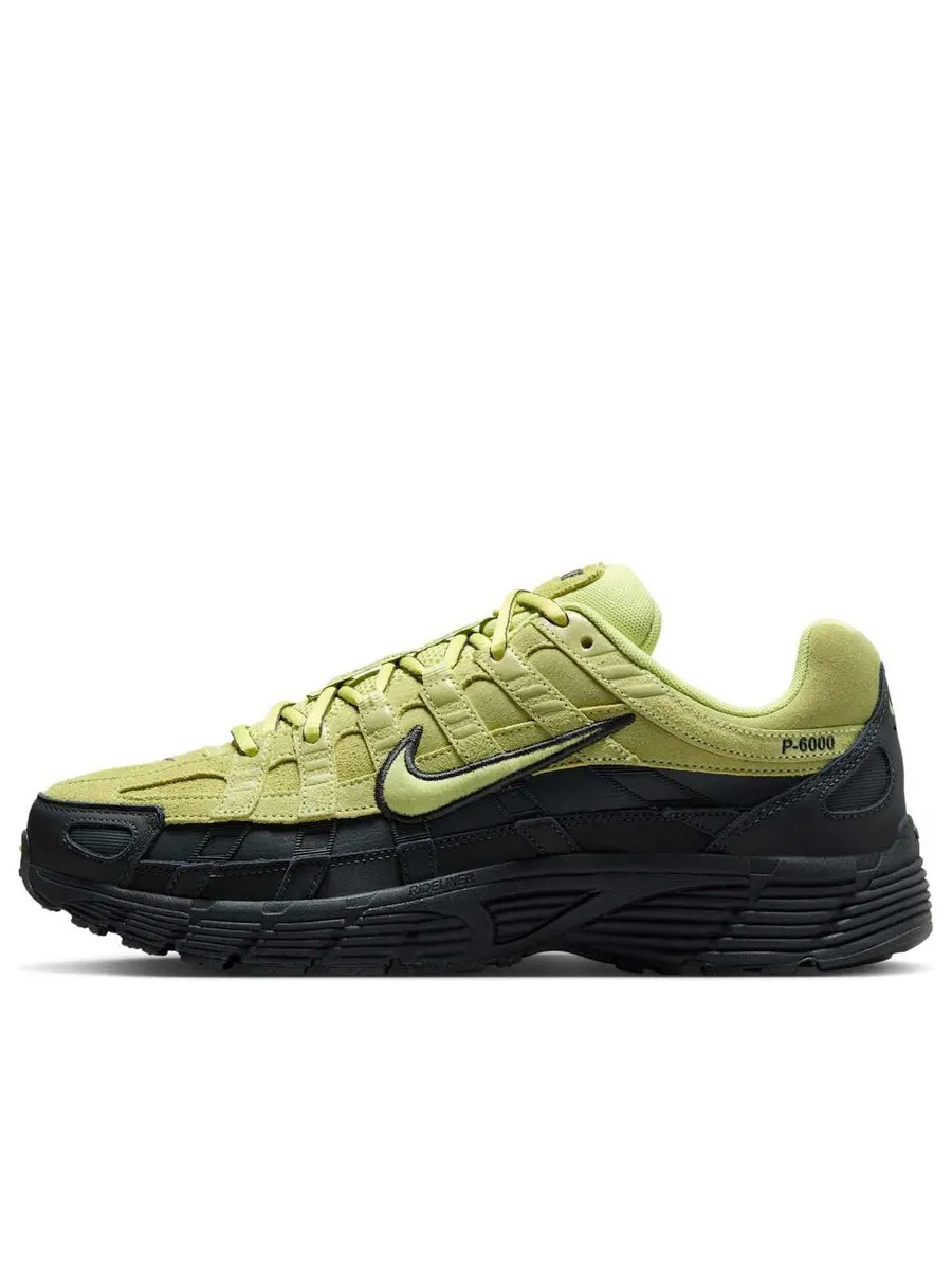 Кроссовки Nike P-6000 Premium 'Limelight Dark Smoke Grey' — изображение 1 из 6, зеленый