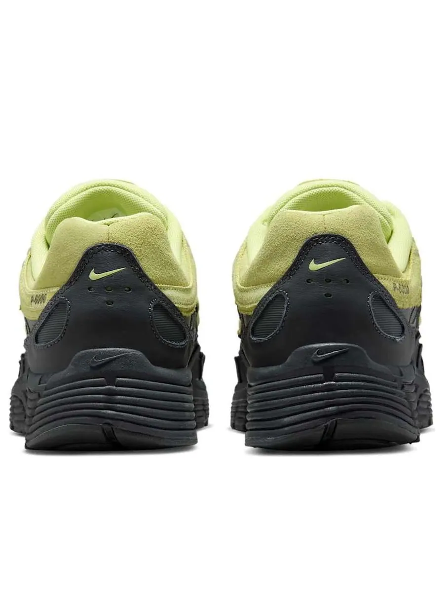 Кроссовки Nike P-6000 Premium 'Limelight Dark Smoke Grey' — изображение 5 из 6, зеленый
