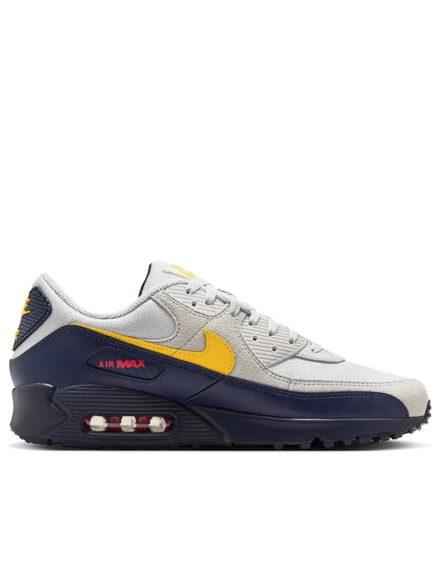 Кроссовки Nike Air Max 90 'Neutral Grey Tour Yellow' — изображение 2 из 6, серый