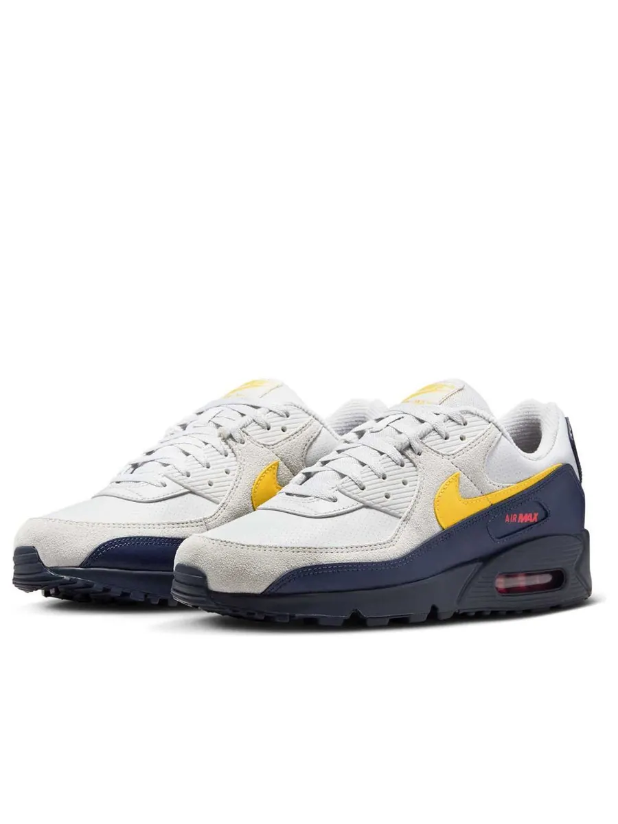 Кроссовки Nike Air Max 90 'Neutral Grey Tour Yellow' — изображение 3 из 6, серый