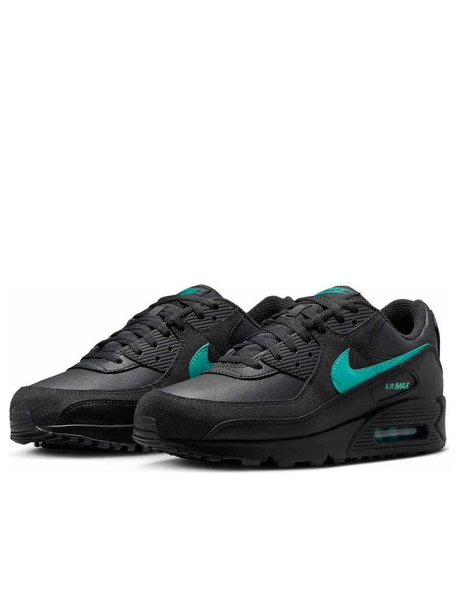 Кроссовки Nike Air Max 90 'Black Clear Jade' — изображение 3 из 6, черный