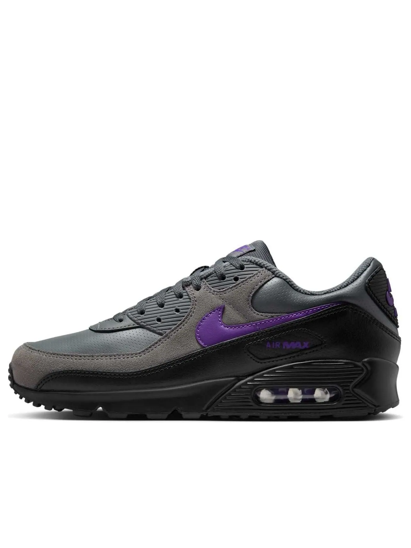 Кроссовки Nike Air Max 90 'Iron Grey Black Wild Grape' — изображение 1 из 6, черный