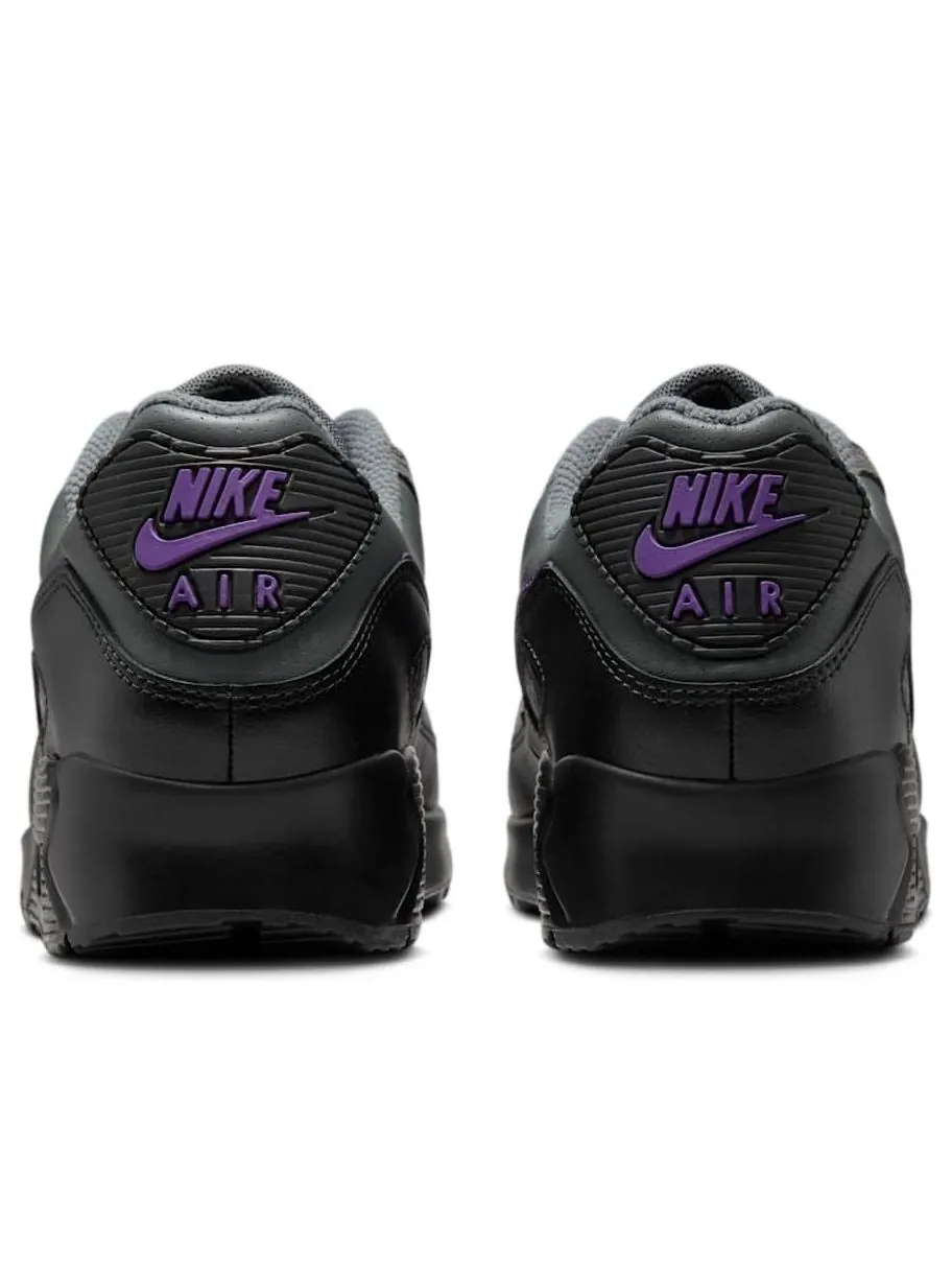 Кроссовки Nike Air Max 90 'Iron Grey Black Wild Grape' — изображение 3 из 6, черный