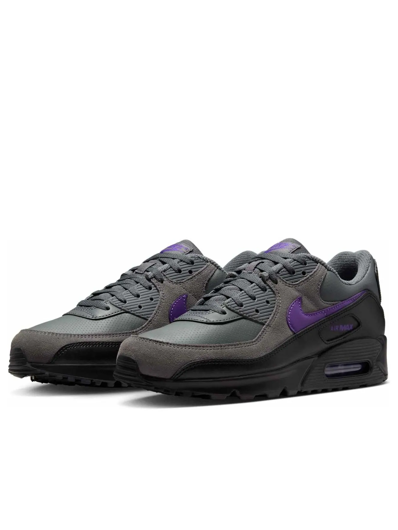 Кроссовки Nike Air Max 90 'Iron Grey Black Wild Grape' — изображение 4 из 6, черный