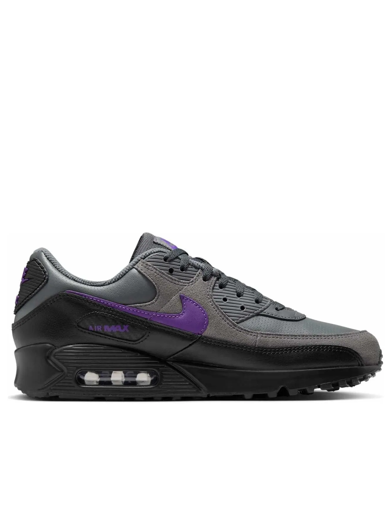 Кроссовки Nike Air Max 90 'Iron Grey Black Wild Grape' — изображение 6 из 6, черный