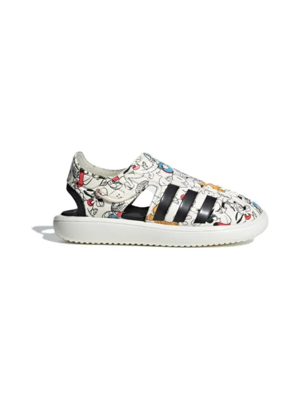 Сандалии disney x water sandal Adidas — изображение 3 из 4, белый/черный/белый
