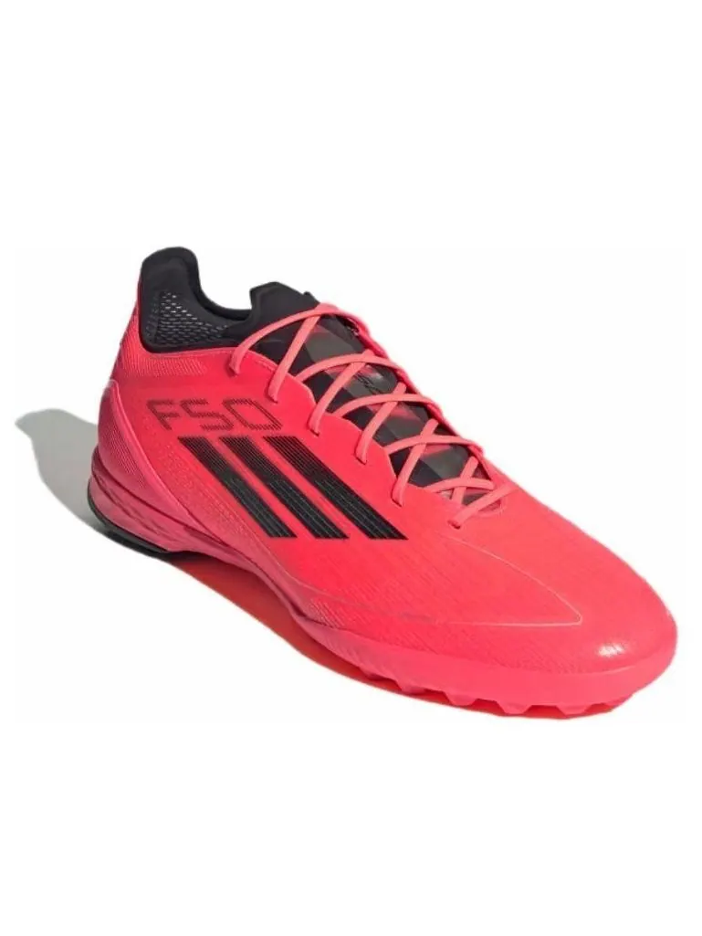 Кроссовки adidas F50 Pro Turf 'Turbo Aurora Black Platinum Metallic' — изображение 3 из 5, розовый