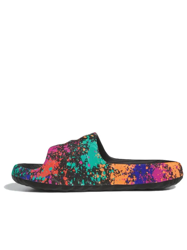 Тапочки adilette 22 слайда Adidas — изображение 1 из 4, черный/черный/желтый