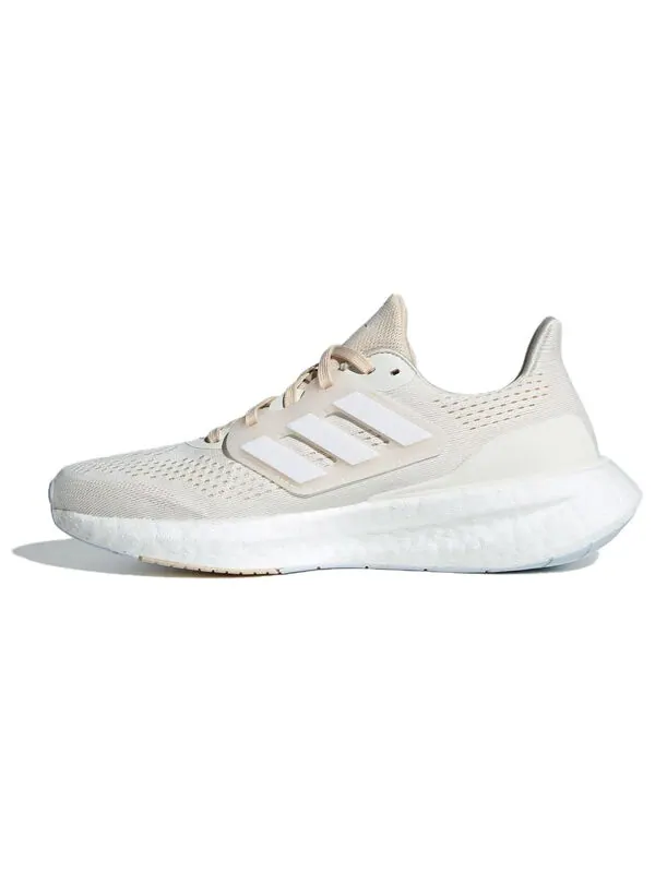 Кроссовки pureboost 23 Adidas — изображение 2 из 4, белый/розовый