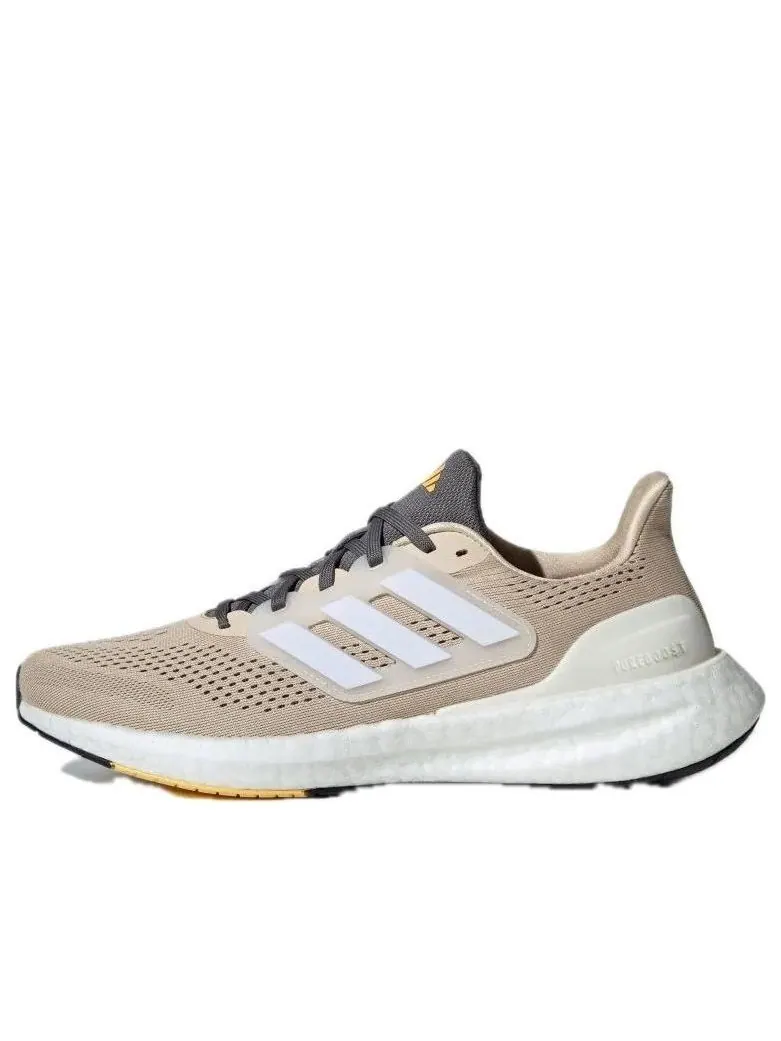 Кроссовки adidas Pureboost 23 'Crystal Sand Cloud White Spark' — изображение 1 из 1, бежевый