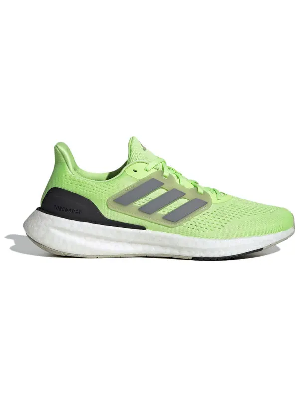 Кроссовки pureboost 23 Adidas — изображение 3 из 4, зеленый/металлик/серый