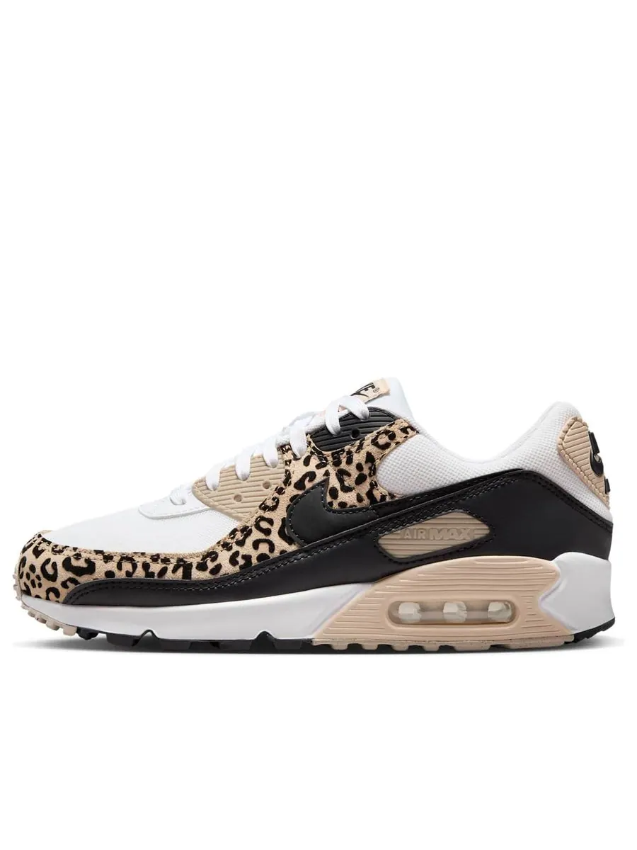 Кроссовки (WMNS) Nike Air Max 90 'Leopard Sanddrift Black' — изображение 1 из 6, белый
