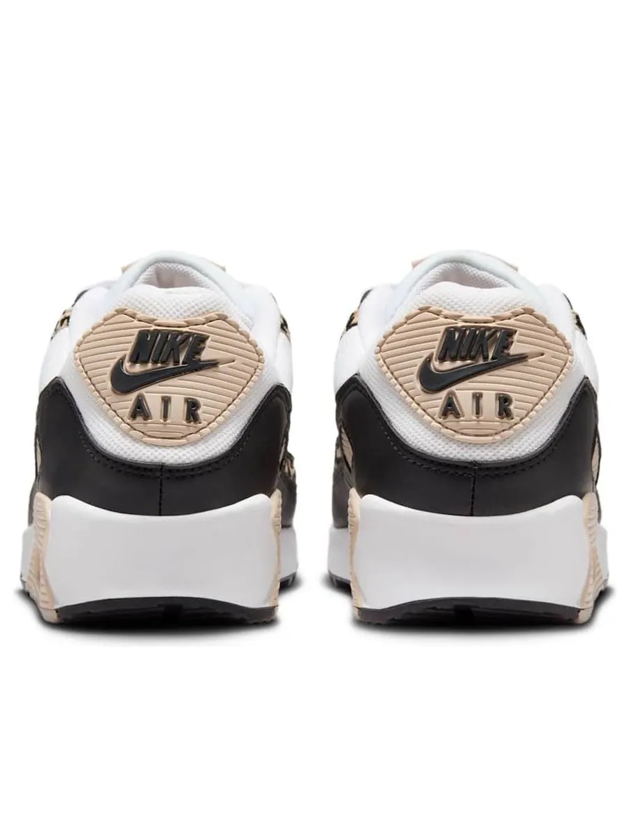 Кроссовки (WMNS) Nike Air Max 90 'Leopard Sanddrift Black' — изображение 5 из 6, белый