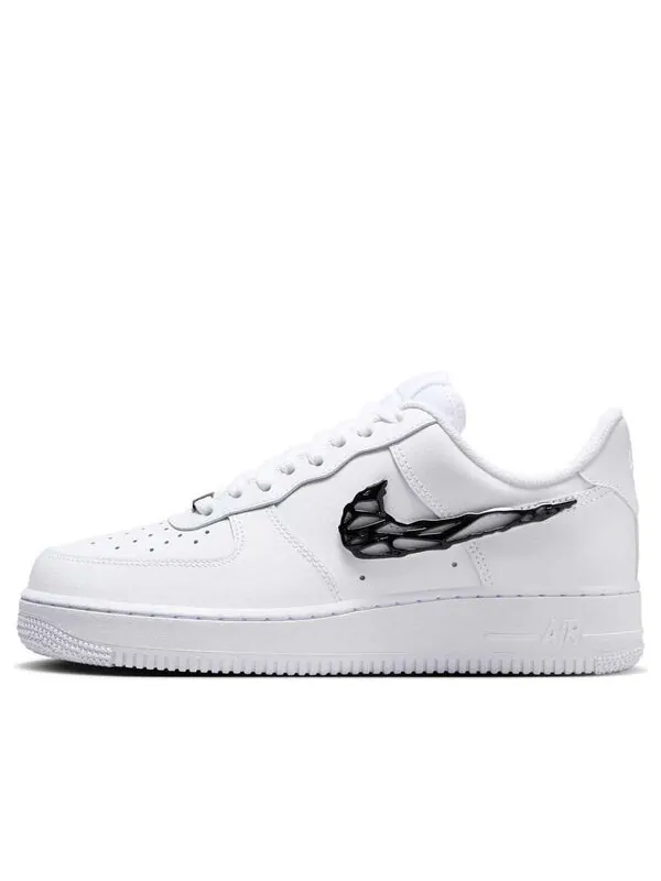 Кроссовки air force 1 low 'liquid metal swoosh' Nike — изображение 1 из 4, белый/черный