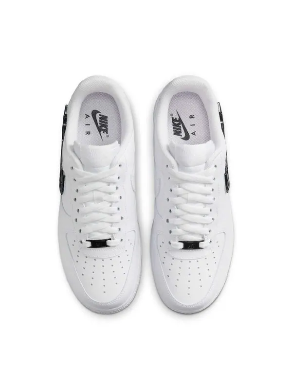 Кроссовки air force 1 low 'liquid metal swoosh' Nike — изображение 4 из 4, белый/черный