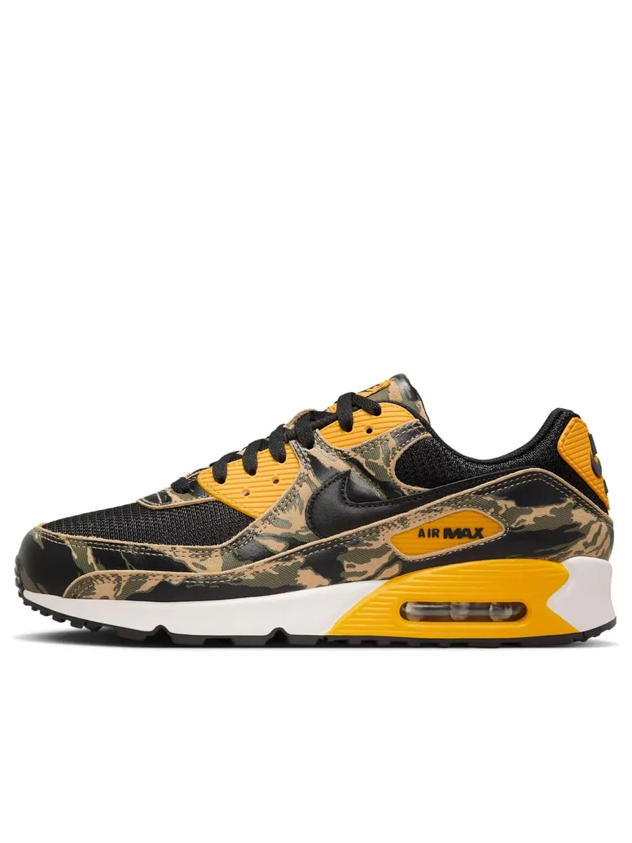 Кроссовки Nike Air Max 90 'Camo University Gold' — изображение 1 из 6, черный