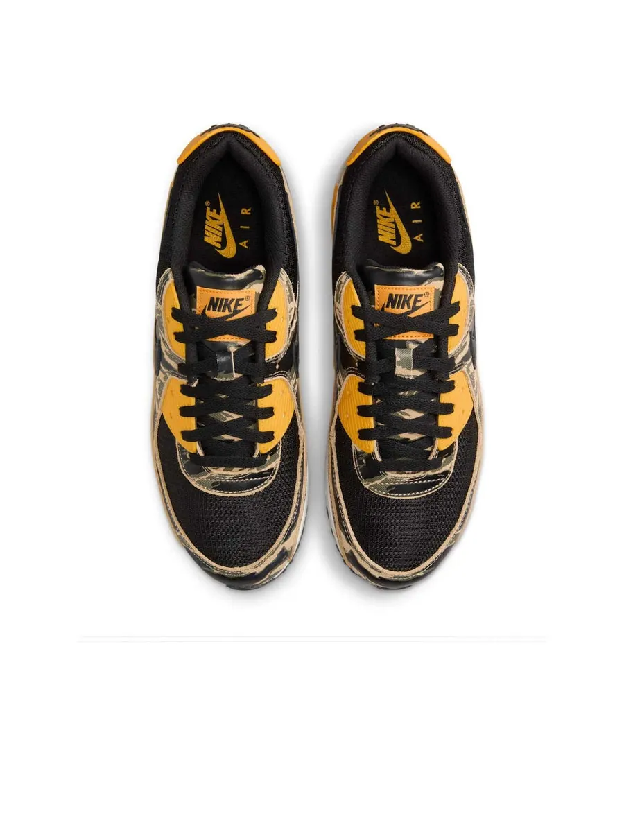 Кроссовки Nike Air Max 90 'Camo University Gold' — изображение 4 из 6, черный