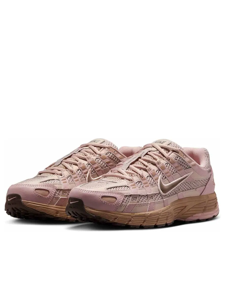 Кроссовки (WMNS) Nike P-6000 SE 'Fossil Stone Pink Oxford' — изображение 3 из 6, розовый